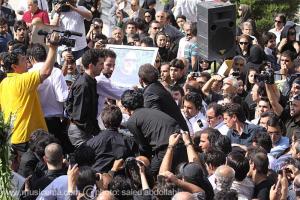 گزارش تصویری موسیقی ما از مراسم تشییع پیکر استاد محمد نوری