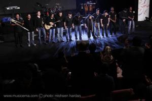 گزارش تصویری از اجرای گروه مشکی‌پوشان در بخش جنبی جشنواره - 2