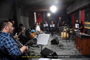 تمرین امیر مولایی برای کنسرت - بهمن 1393