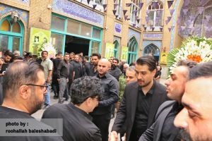 مراسم ترحیم محمود گلمحمدی