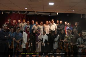 تمرین امید حجت و گروهش برای کنسرت - مهر 1393